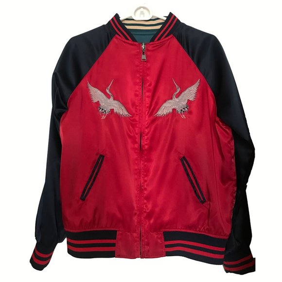 Zara | Reversible Embroidered Bomber Jacket - Picture 3 of 7